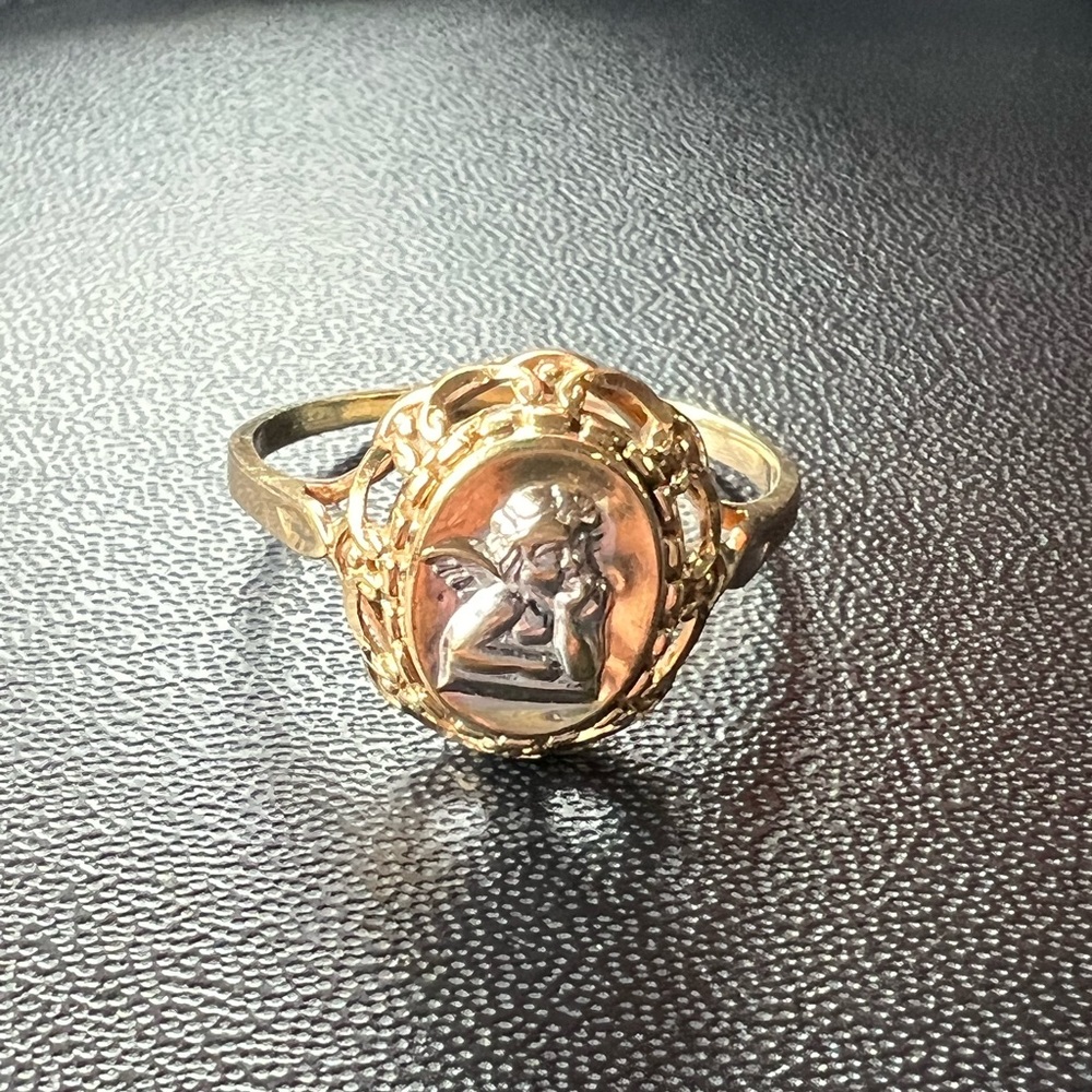 Vintage Michael Anthony Cherub Ring